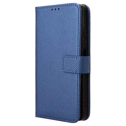 For Realme C67 4G Case Diamond Texture Leather Folio Stand View Cover with Strap