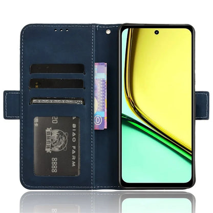 For Realme C67 4G Case PU Leather Multiple Card Slots Wallet Phone Cover