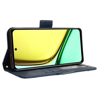 For Realme C67 4G Case PU Leather Multiple Card Slots Wallet Phone Cover