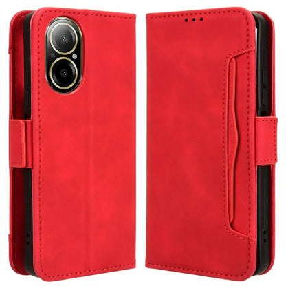 For Realme C67 4G Case PU Leather Multiple Card Slots Wallet Phone Cover