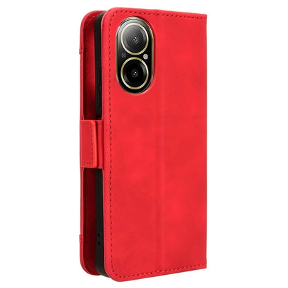For Realme C67 4G Case PU Leather Multiple Card Slots Wallet Phone Cover