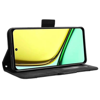 For Realme C67 4G Case PU Leather Multiple Card Slots Wallet Phone Cover