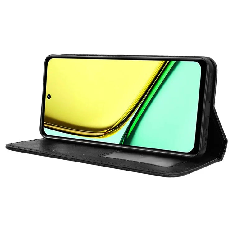 For Realme C67 4G Case Flip Wallet Magnetic Closure Leather Phone Cover
