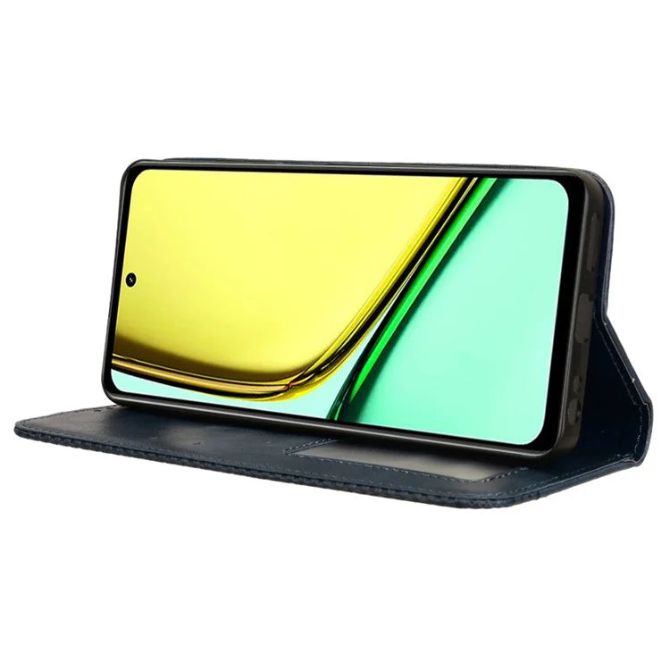For Realme C67 4G Case Flip Wallet Magnetic Closure Leather Phone Cover