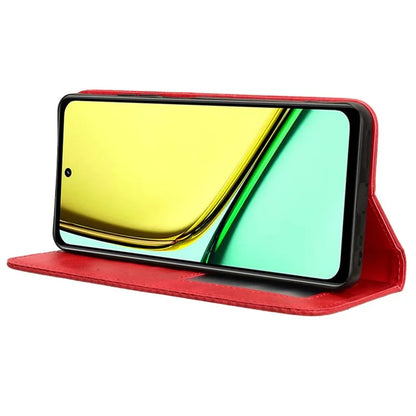 For Realme C67 4G Case Flip Wallet Magnetic Closure Leather Phone Cover