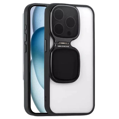 For iPhone 14 Pro Max Case TPU+Acrylic Fashion Sunglasses Design Phone Back Shell