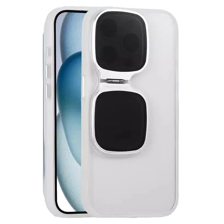 For iPhone 14 Pro Max Case TPU+Acrylic Fashion Sunglasses Design Phone Back Shell