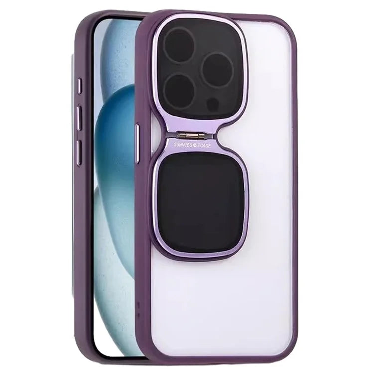 For iPhone 14 Pro Max Case TPU+Acrylic Fashion Sunglasses Design Phone Back Shell