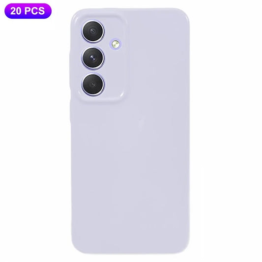 20Pcs / Pack For Samsung Galaxy S24+ Heat Press Case Glossy Surface PC Phone Cover