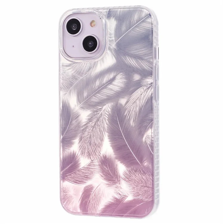 MP Series For iPhone 13 Case TPU+Acrylic Feather Drop Protection Phone Cover