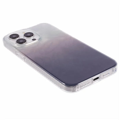 MP Series For iPhone 13 Pro Max Case Feather Pattern TPU+Acrylic Ultra Protection Phone Cover