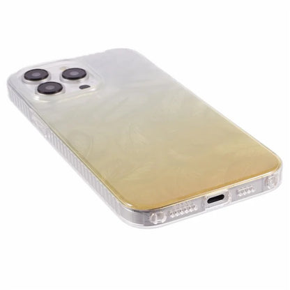 MP Series For iPhone 13 Pro Max Case Feather Pattern TPU+Acrylic Ultra Protection Phone Cover