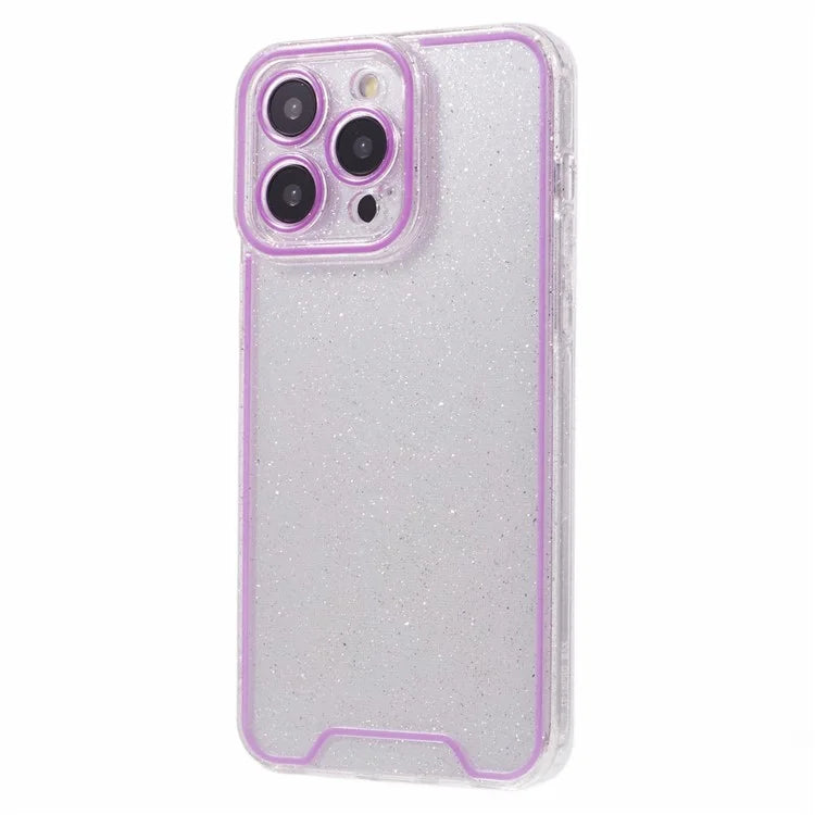 XW Series For iPhone 15 Pro Max TPU Case Luminous Noctilucent Back Shell with Precise Lens Cutout