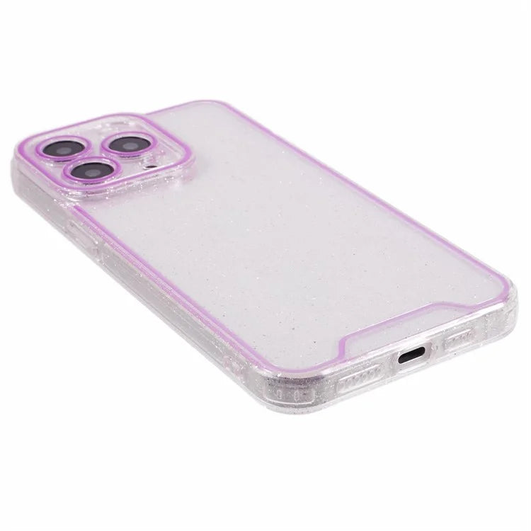 XW Series For iPhone 15 Pro Max TPU Case Luminous Noctilucent Back Shell with Precise Lens Cutout