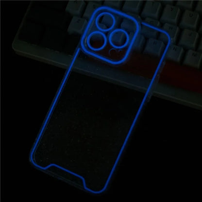 XW Series For iPhone 15 Pro Max TPU Case Luminous Noctilucent Back Shell with Precise Lens Cutout