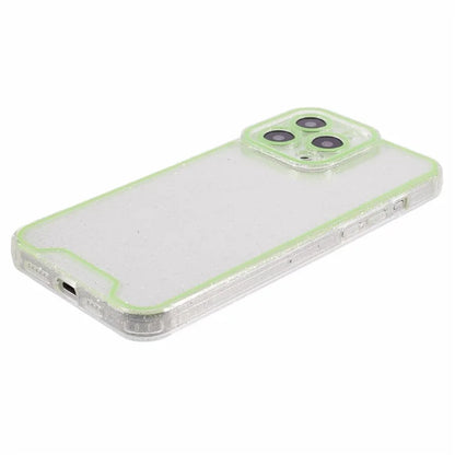 XW Series For iPhone 15 Pro Max TPU Case Luminous Noctilucent Back Shell with Precise Lens Cutout