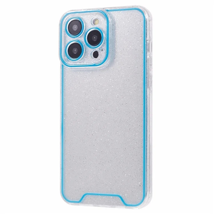 XW Series For iPhone 15 Pro Max TPU Case Luminous Noctilucent Back Shell with Precise Lens Cutout