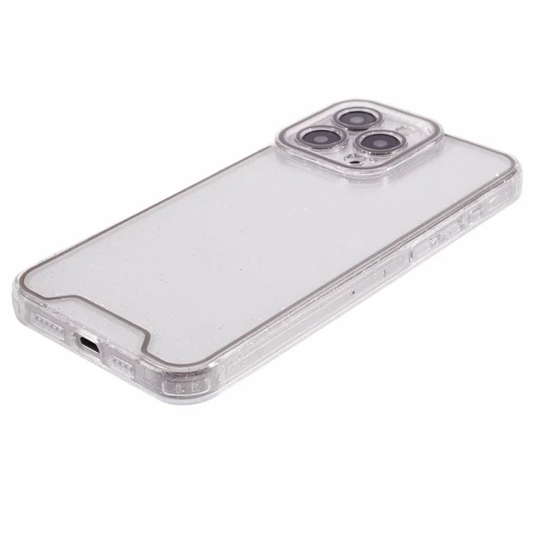 XW Series For iPhone 15 Pro Max TPU Case Luminous Noctilucent Back Shell with Precise Lens Cutout