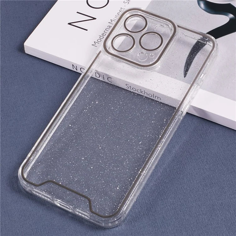 XW Series For iPhone 15 Pro Max TPU Case Luminous Noctilucent Back Shell with Precise Lens Cutout