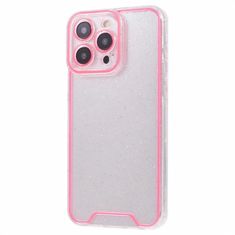 XW Series For iPhone 15 Pro Max TPU Case Luminous Noctilucent Back Shell with Precise Lens Cutout