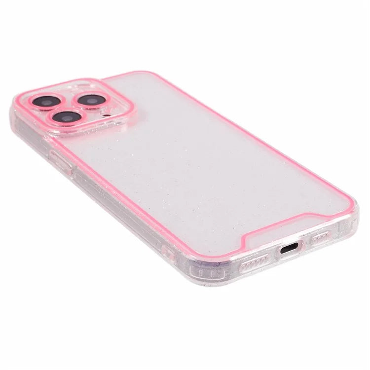 XW Series For iPhone 15 Pro Max TPU Case Luminous Noctilucent Back Shell with Precise Lens Cutout