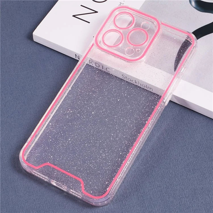 XW Series For iPhone 15 Pro Max TPU Case Luminous Noctilucent Back Shell with Precise Lens Cutout