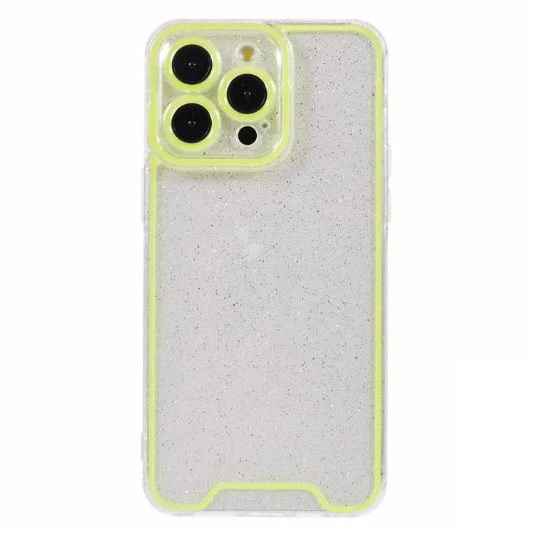 XW Series For iPhone 15 Pro Max TPU Case Luminous Noctilucent Back Shell with Precise Lens Cutout
