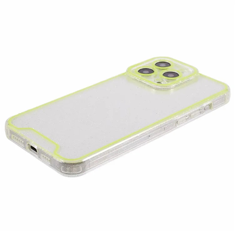 XW Series For iPhone 15 Pro Max TPU Case Luminous Noctilucent Back Shell with Precise Lens Cutout