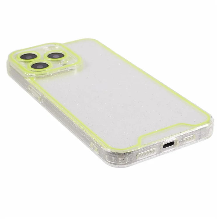 XW Series For iPhone 15 Pro Max TPU Case Luminous Noctilucent Back Shell with Precise Lens Cutout