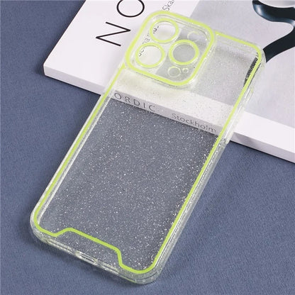 XW Series For iPhone 15 Pro Max TPU Case Luminous Noctilucent Back Shell with Precise Lens Cutout
