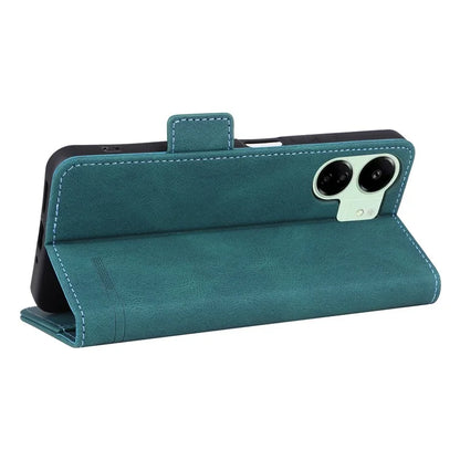 For Xiaomi Redmi 13C 5G Case Protective PU Leather Wallet Hardware Decor Phone Cover