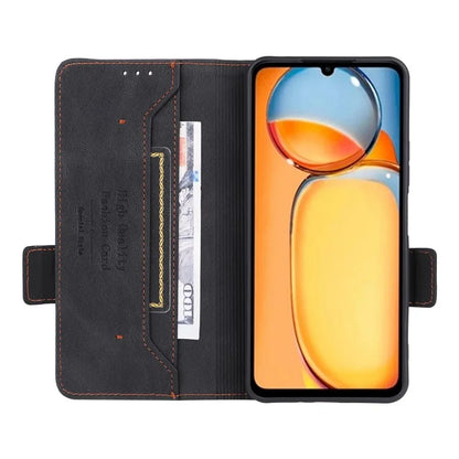 For Xiaomi Redmi 13C 5G Case Protective PU Leather Wallet Hardware Decor Phone Cover