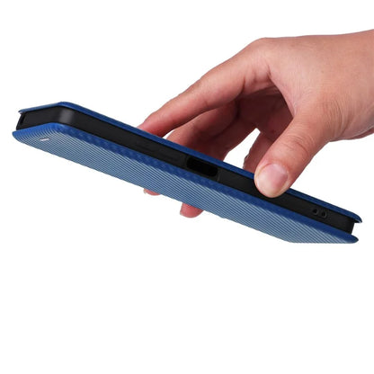 For Xiaomi Redmi 13C 5G Case PU Leather Carbon Fiber Texture Phone Cover