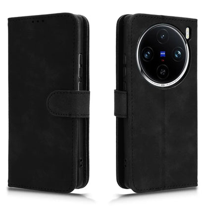 For vivo X100 Pro 5G Case PU Leather Full Protection Folio Phone Cover