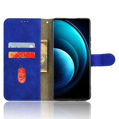 For vivo X100 Pro 5G Case PU Leather Full Protection Folio Phone Cover