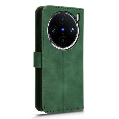 For vivo X100 Pro 5G Case PU Leather Full Protection Folio Phone Cover
