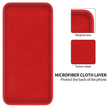 For Xiaomi Redmi Note 13 Pro 4G / Poco M6 Pro 4G Case Soft Touch Liquid Silicone Phone Cover with Strap