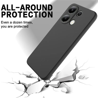 For Xiaomi Redmi Note 13 Pro 4G / Poco M6 Pro 4G Case Soft Touch Liquid Silicone Phone Cover with Strap