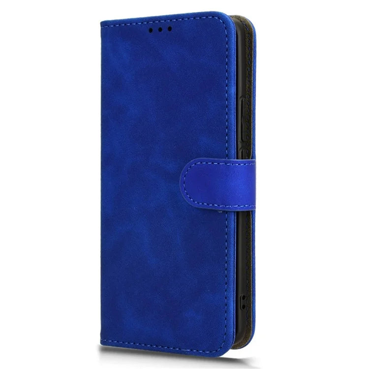 For Realme 12+ 5G Case Skin-touch Leather Wallet Phone Cover
