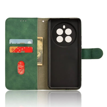 For Realme 12+ 5G Case Skin-touch Leather Wallet Phone Cover