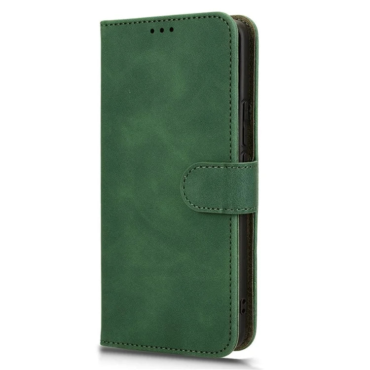 For Realme 12+ 5G Case Skin-touch Leather Wallet Phone Cover