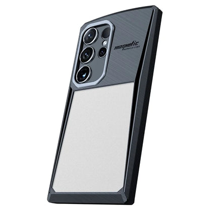 XUNDD Cyber Series for Samsung Galaxy S24 Ultra Case Acrylic + TPU Scratch Resistant Back Cover