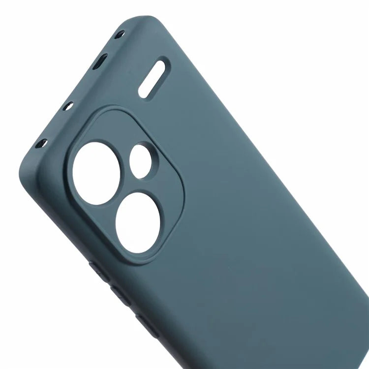 For Xiaomi Redmi Note 13 Pro+ 5G Cell Phone Case 2.0mm Scratch-resistant Soft TPU Back Coverish Green