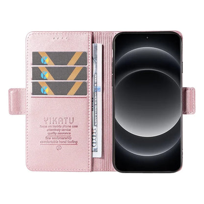 YIKATU YK-003 For Xiaomi 14 Ultra Case Anti-Scratch Leather Wallet Phone Cover