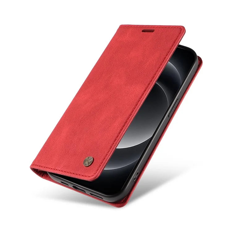 YIKATU YK-004 For Xiaomi 14 Ultra Wallet Phone Case Skin-Touch Leather Flip Cover