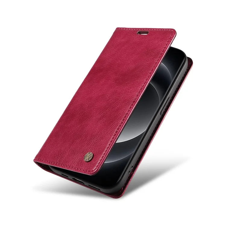 YIKATU YK-006 For Xiaomi 14 Ultra Wallet Case Magnetic Closure Leather Litchi Texture Phone Cover