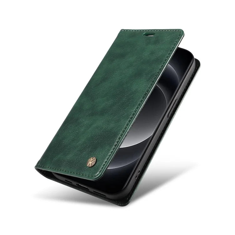 YIKATU YK-006 For Xiaomi 14 Ultra Wallet Case Magnetic Closure Leather Litchi Texture Phone Cover