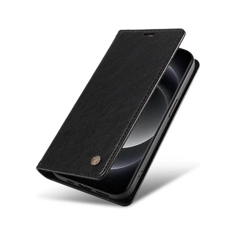 YIKATU YK-006 For Xiaomi 14 Ultra Wallet Case Magnetic Closure Leather Litchi Texture Phone Cover