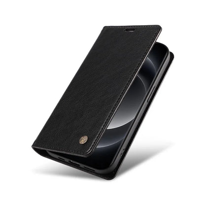 YIKATU YK-006 For Xiaomi 14 Ultra Wallet Case Magnetic Closure Leather Litchi Texture Phone Cover