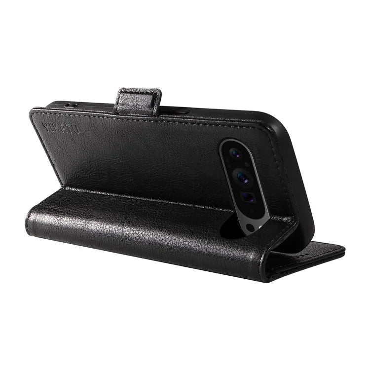 YIKATU YK-007 For Google Pixel 9 Pro Case Litchi Texture PU Leather Wallet Phone Cover